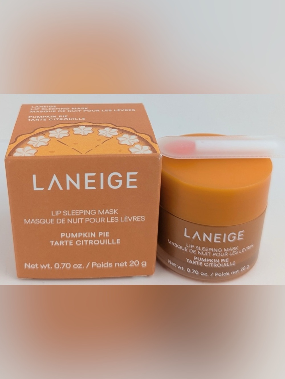 LANEIGE Pumpkin Pie Lip Sleeping Mask - warm orange